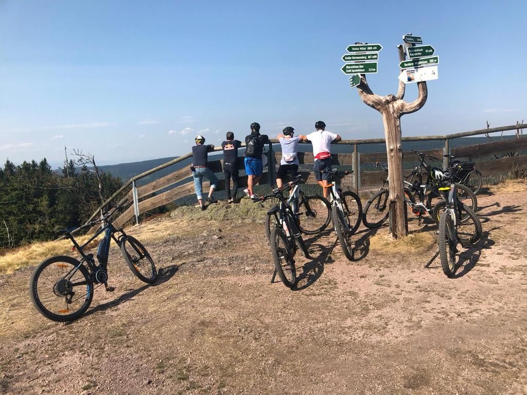 Fahrrad am Rennsteig