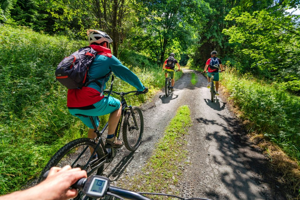 Fahrrad am Rennsteig